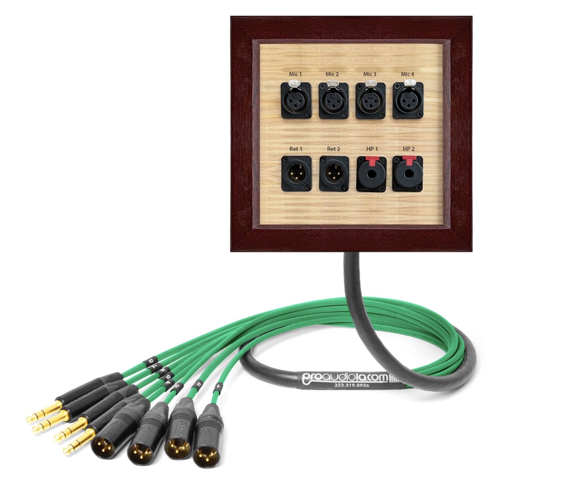 Audio Panel Setups 8-Channel Wooden Wall Panels | Pro Audio LA