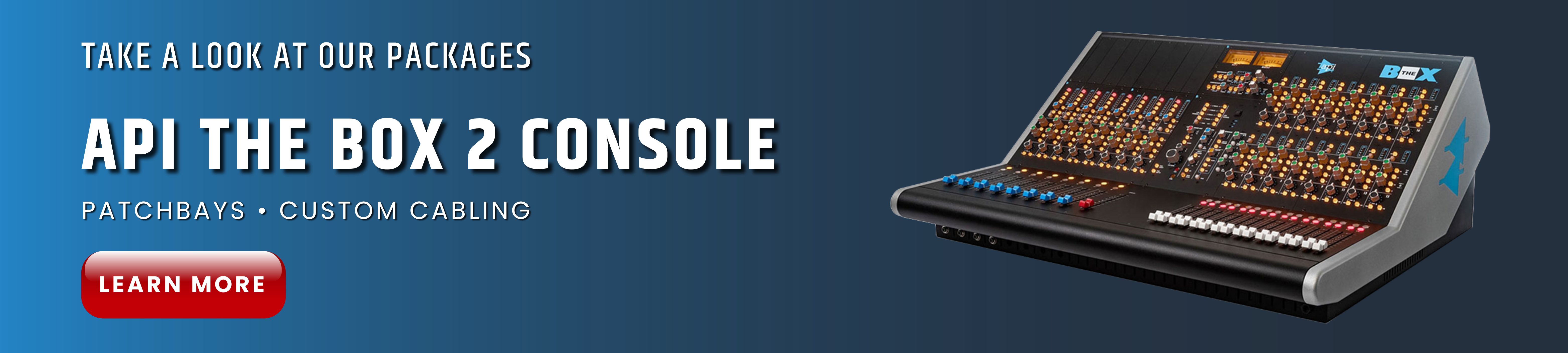 API The Box Console, Patchbays, & Custom Cabling Packages | Pro Audio ...