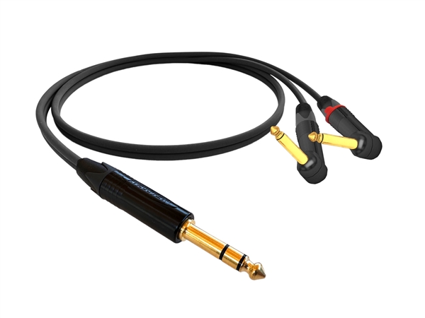 Stereo Instrument Cable w/ Sommer & Neutrik Gold 1/4