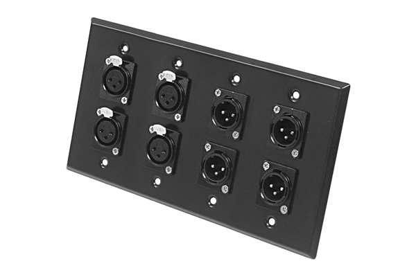 8 Loop Panel 8-Channel Studio Wall Panel without Cabling | Neutrik Gold Connectors ...