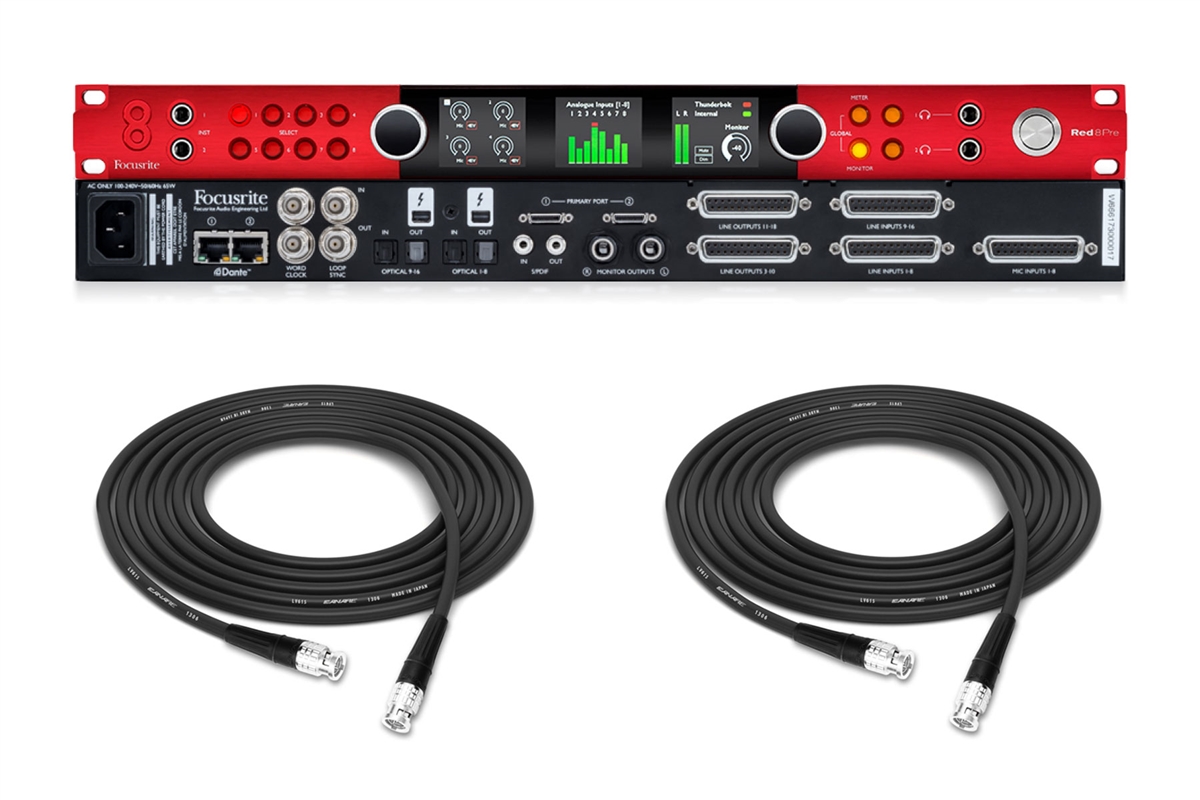Focusrite Red 8Pre | Audio Interface with Thunderbolt 2, Pro Tools & Connectivity | Audio LA