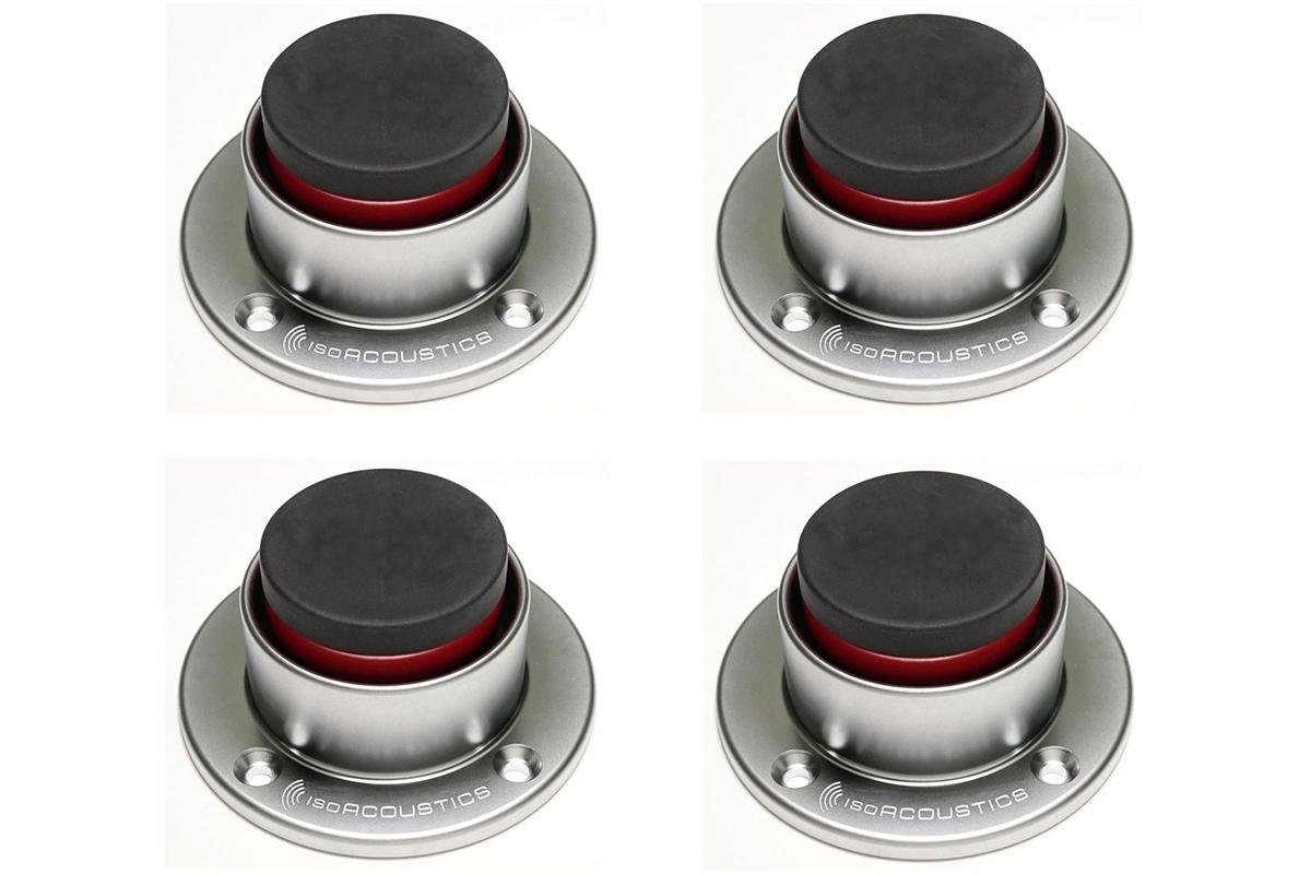 IsoAcoustics Stage 1, Isolators for Guitar Amps, Cabinets, and Subwoofers  (Set of 4)