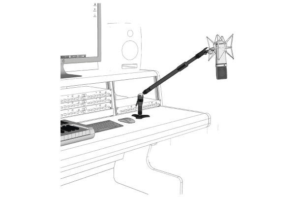 Triad Orbit Desk Mount Mic Stand System Pro Audio La