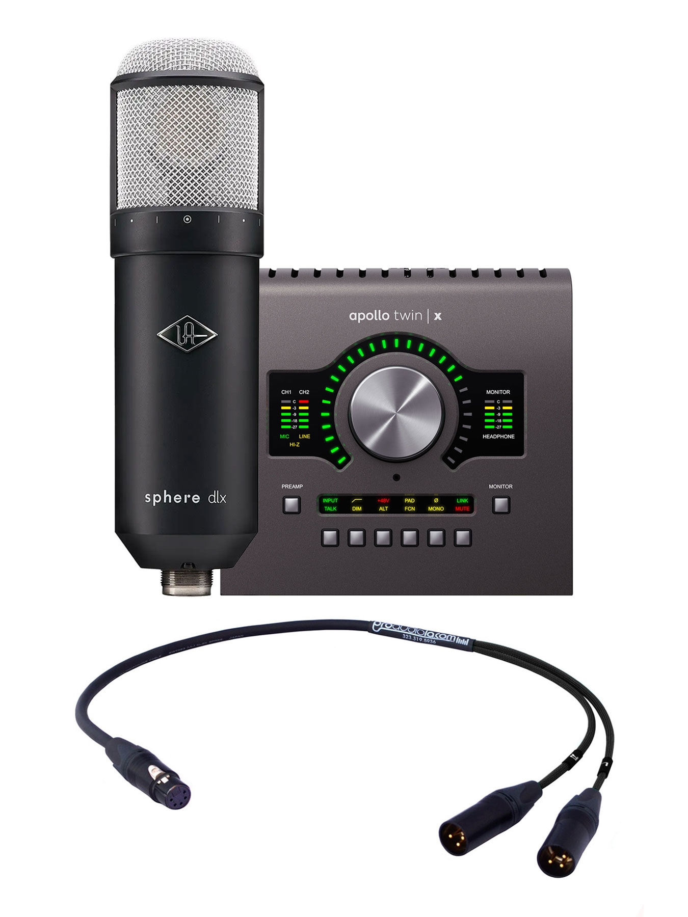 Universal Audio Sphere DLX Modeling Microphone w/ Apollo Twin X