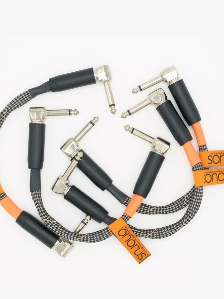 Vovox Sonorus Protect A | Patch Cables | Set of 4 (0.8 Feet) | Pro Audio LA